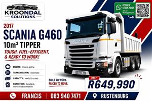 2017 Scania G460 tipper truck - 10 cube
