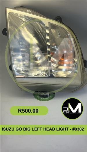 ISUZU GO BIG LEFT HEADLIGHT - 0302