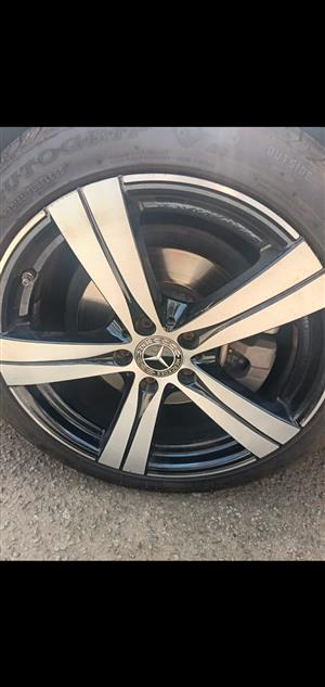 18" Merc Rims and Tyres 