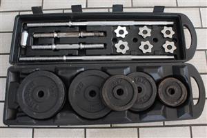 TROJAN 50KG TRAINING SET W/EXTRA 6KG WEIGHTS(S067216A)
