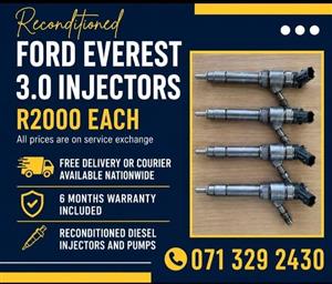 FORD EVEREST 3.0 INJECTORS FOR SALE 
