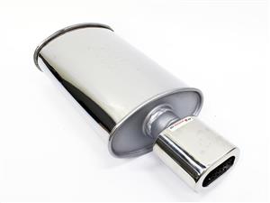 1X Racing Stainless Steel 90mm Dragon Exhaust Backbox