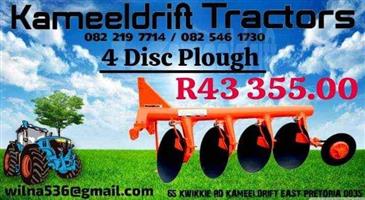 New 4 Disc Plough