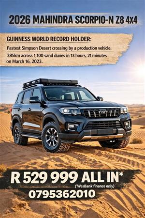 2026 Mahindra Z8 4x4