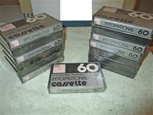 114 Blank Cassette tapes 