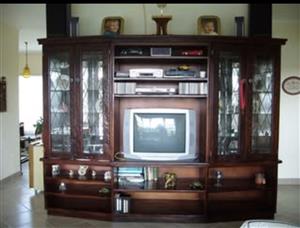 Sleeper wood wall unit