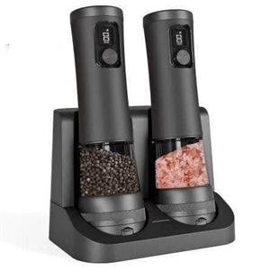 Rechargeable electric Salt & pepper grinder set  Available on order