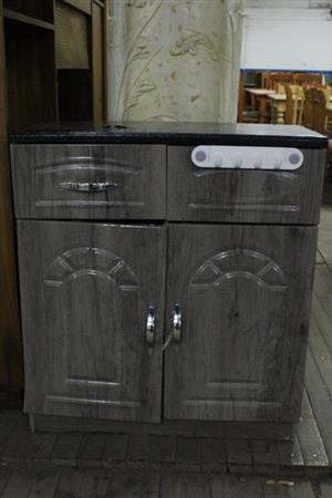 BROWN 2DOOR KITCHEN CABINET(S066932A)