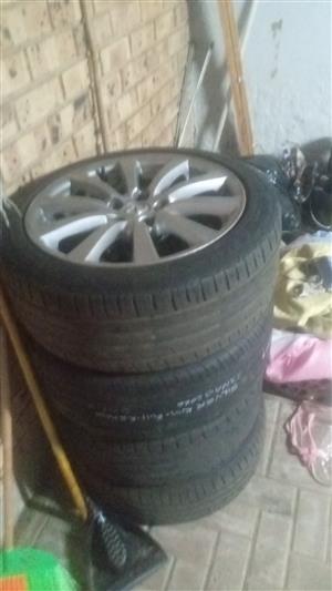 Lexus is250 17 inch rims and tyres 