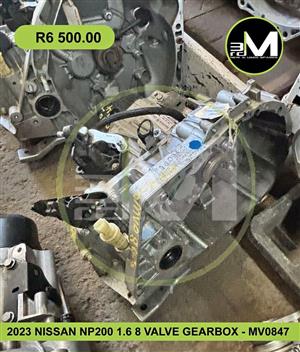 2023 NISSAN NP200 1.6 8 VALVE GEARBOX - MV0847