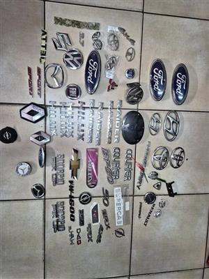 Various Car Badges For Sale Call or WhatsApp Willem 