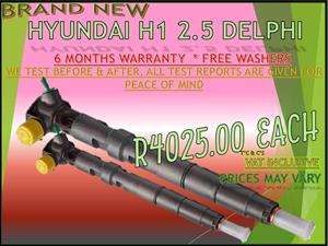 Brand New Hyundai H1 Delphi Injectors