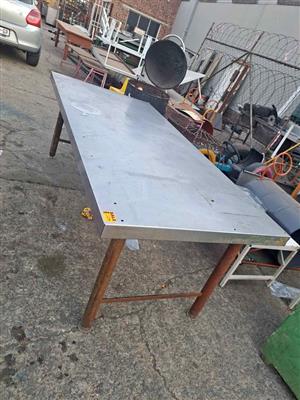 Large Stainless steel table