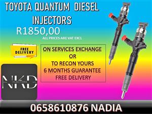 TOYOTA QUANTUM COMMON RAIL DIESEL INJECTORS FOR SALE