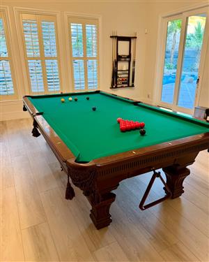 Classic Snooker Table for sale.