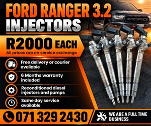 FORD RANGER 3.2 INJECTORS FOR SALE WITH WARRANTY INCLUDED 
