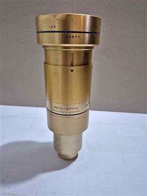 ISCO-Optic Ultra Star cinema projection lens designed for 35mm film projectors.