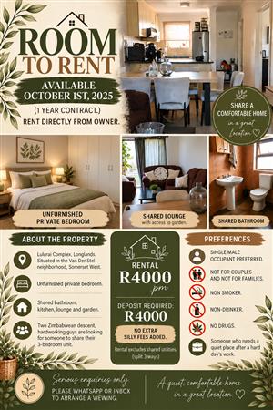Shared Great Accomodation