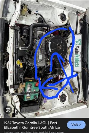 Toyota corolla 1987 1.6 gl automatic  