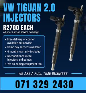 VW TIGUAN 2.0 INJECTORS FOR SALE WITH WARRANTY INCLUDED 
