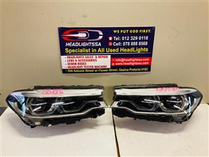BMW G30 /G31 M5 5 series left and right side Adaptive LED xenon headlights 