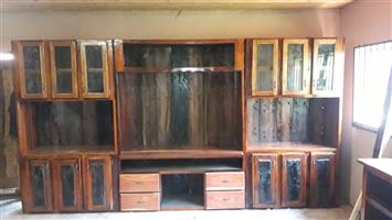 Sleeper wood wall unit