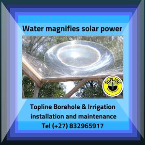 Installation of boreholes and water irrigation systems by Topline 