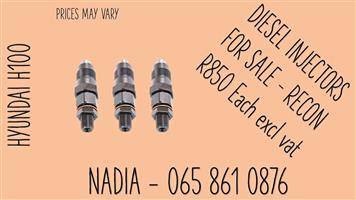HYUNDAI H100 DIESEL INJECTORS FOR SALE WE SELL ON EXCHANGE OR RECON