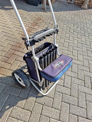 Pro swing push Golfcar to sit on for sale.