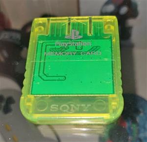 PS1 Memory Card Used