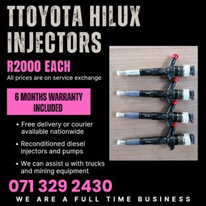 TOYOTA HILUX INJECTORS FOR SALE WITH WARRANTY INCLUDED 