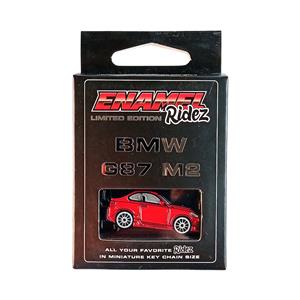 BMW G87 M2 Red - Die-Cast Enamel Keychain