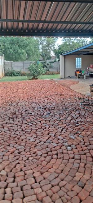 Half Brick Paving We Install And Supply Materials Contact Us For Orders 