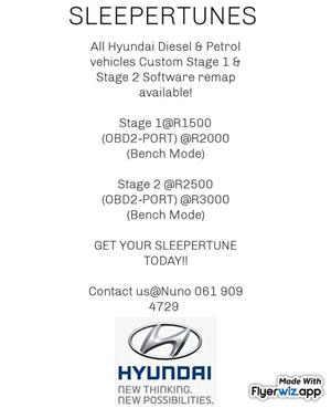 All Hyundai Diesel & Petrol vehicles Custom Remap Available