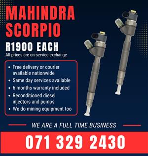 MAHINDRA SCORPIO INJECTORS FOR SALE WITH WARRANTY INCLUDED 