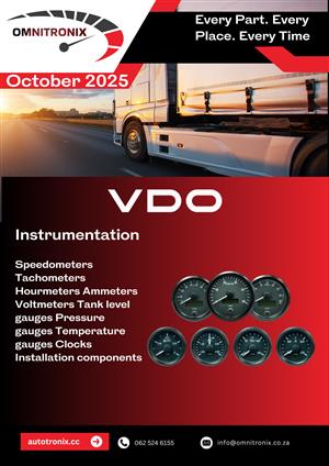 VDO Gauges, Senders & Sensors – Speedometers, Temp, Pressure - Omnitronix