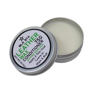 Blk Sta Leather Wax 75g