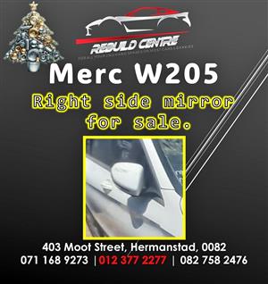 Merc W205 Right side mirror for sale