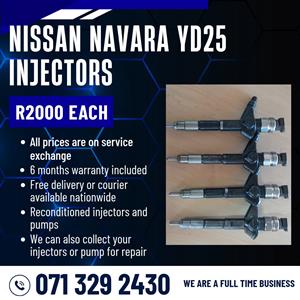 NISSAN NAVARA YD25 INJECTORS FOR SALE WITH WARRANTY 