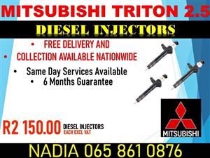 RECONDITIONED DIESEL INJECTORS FOR MITSUBISHI TRITON 2,5 ON SALE