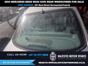 2004 Mercedes Benz W220 S350 rear windscreen for sale