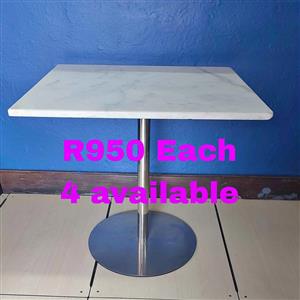 Marble tables for sale!