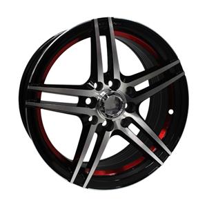 15″ M7077 4/100 Gloss Black Alloy Wheels