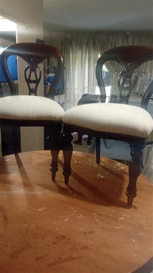 GORGEOUS  ANTIQUE SOLID WOOD CHAIRS