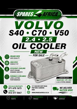 Volvo S40 / C70 / V50 2.4 / 2.5 Oil Cooler – Brand New For Sale 