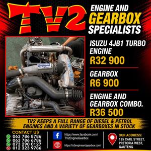 Isuzu 4JB1 Turbo Engine and Gearbox