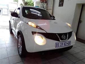2013 NISSAN JUKE 1.6 ACENTA MANUAL/85,000KM/PETROL/WHITE COLOR  KEYLESS
