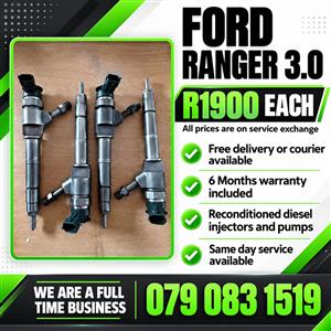 FORD RANGER 3.0 INJECTORS FOR SALE WITH WARRANTY 