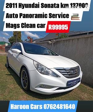 2011 Hyundai Sonata km 137000 Auto Panoramic Sunroof service history