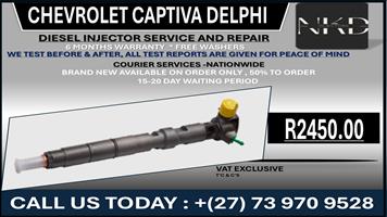 Chevrolet Captiva Delphi Diesel Injectors 